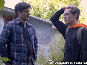 Falconstudios - lost edward terrant sucks stranger's cock for free ride home