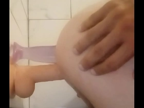 Double dildo penetration
