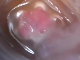 Internal view of me fucking and cuming in my new fleshlight lady