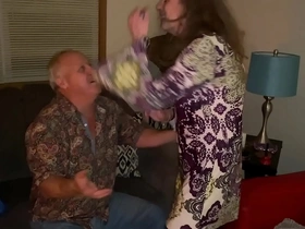 Agness puts lipstick on cucky donald and he sucks.... agness