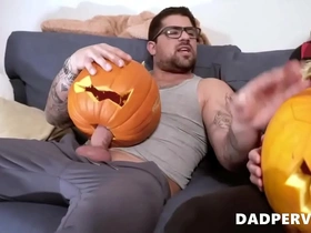 Horny creepy step father fucks his young stepson
