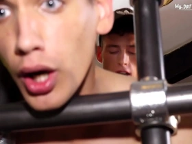 Twink monster cock uses his czech as his boy toy ruining his hole