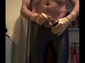 Leohex leggings and satin