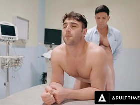 Adult time - pervy doctor slips his big cock into patient's ass during a routine check-up!