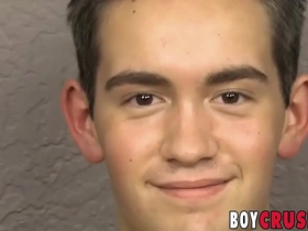 Amateur caden boyd interviewed before jerking and cumming