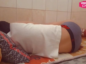[hansel thio channel] accidental oversleep in bathroom till morning after party last night part 1
