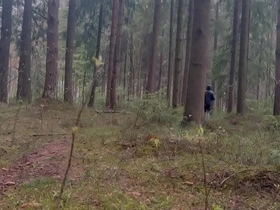 Forest running led to orgasm