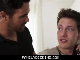 Hot stepdad rough fucks twink stepson on kitchen counter -  beau reed, edward terrant
